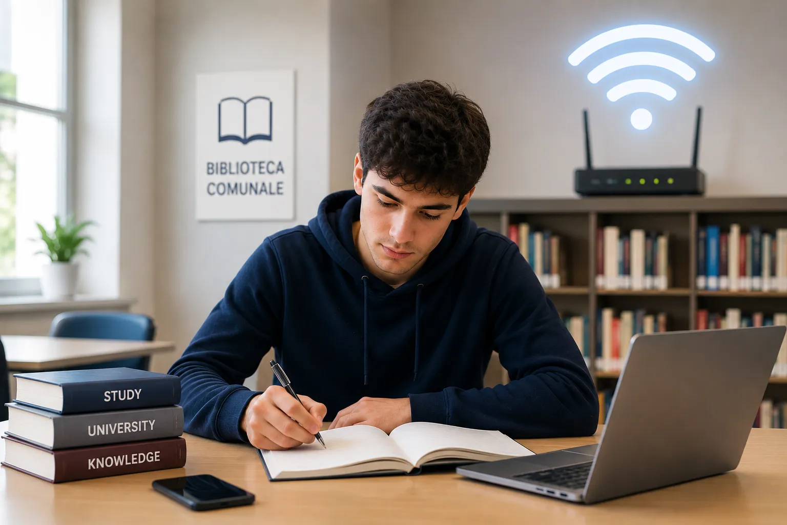 المكتبات العامة والإنترنت المجاني في إيطاليا