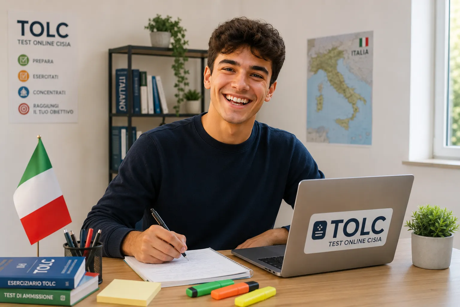 الدليل الشامل لاختبارات TOLC وCEnT للقبول في الجامعات الإيطالية